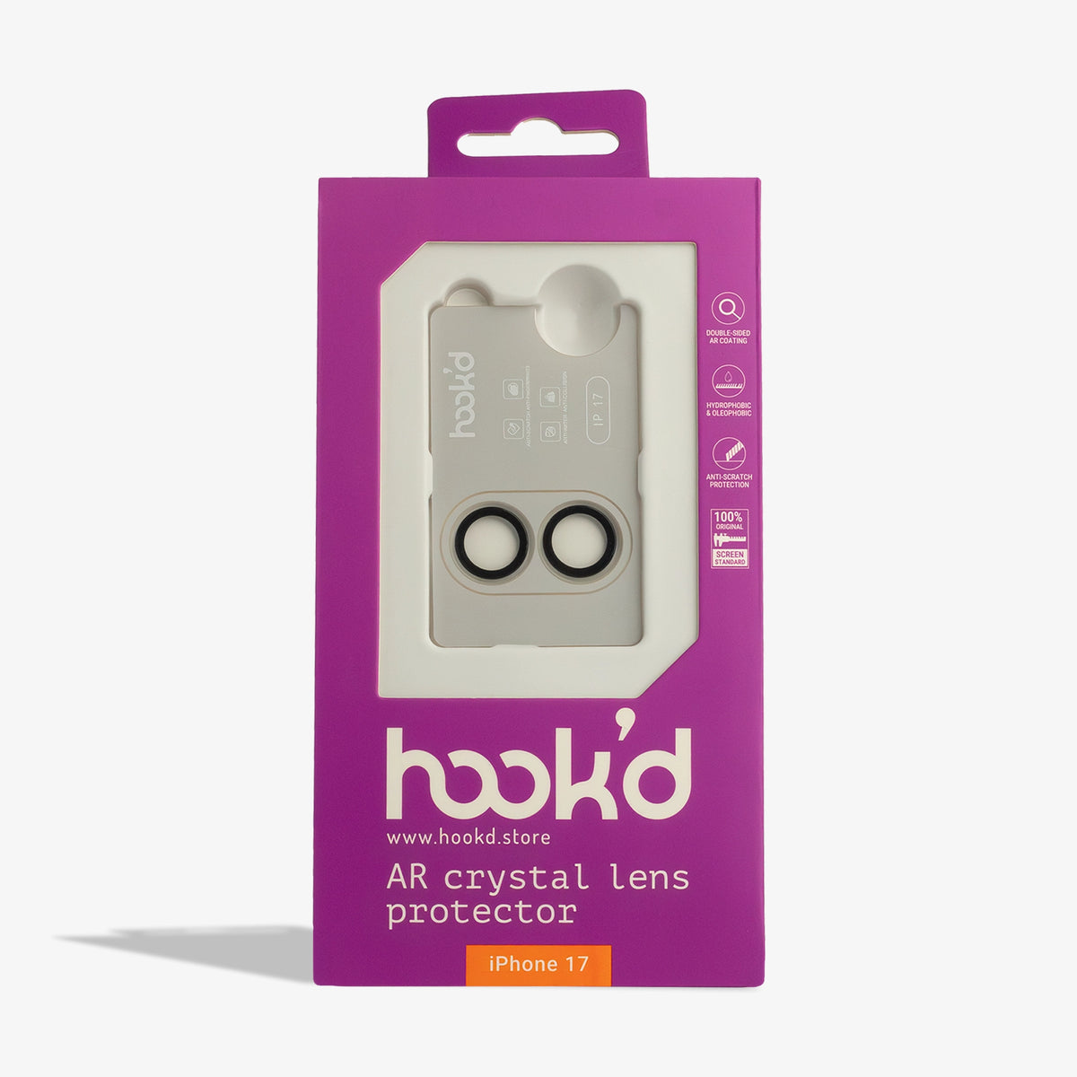 Hook’d iPhone 17 Camera Lens - Clear