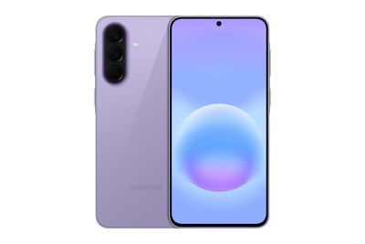 samsung a57, front back, lavender color