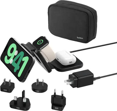 Belkin Boost Charge Pro 3 In 1 Magnetic Wireless 15W Qi2