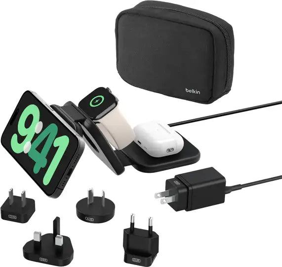 Belkin Boost Charge Pro 3 In 1 Magnetic Wireless 15W Qi2
