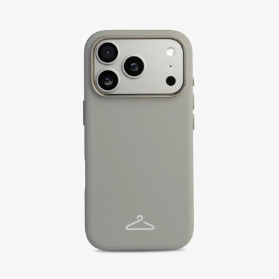Hook’d iPhone 17 Pro MagSafe Silicone Case - Cool Grey