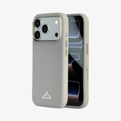 Hook’d iPhone 17 Pro MagSafe Silicone Case - Cool Grey