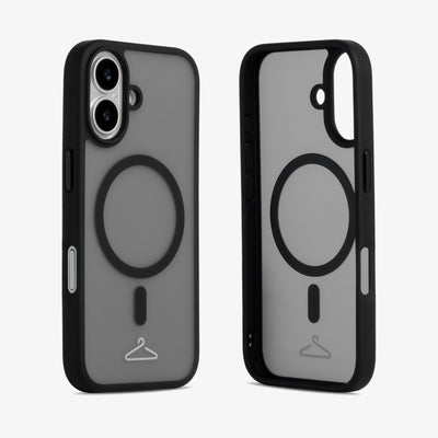 Hook’d iPhone 17 MagSafe Halo Case - Midnight Black