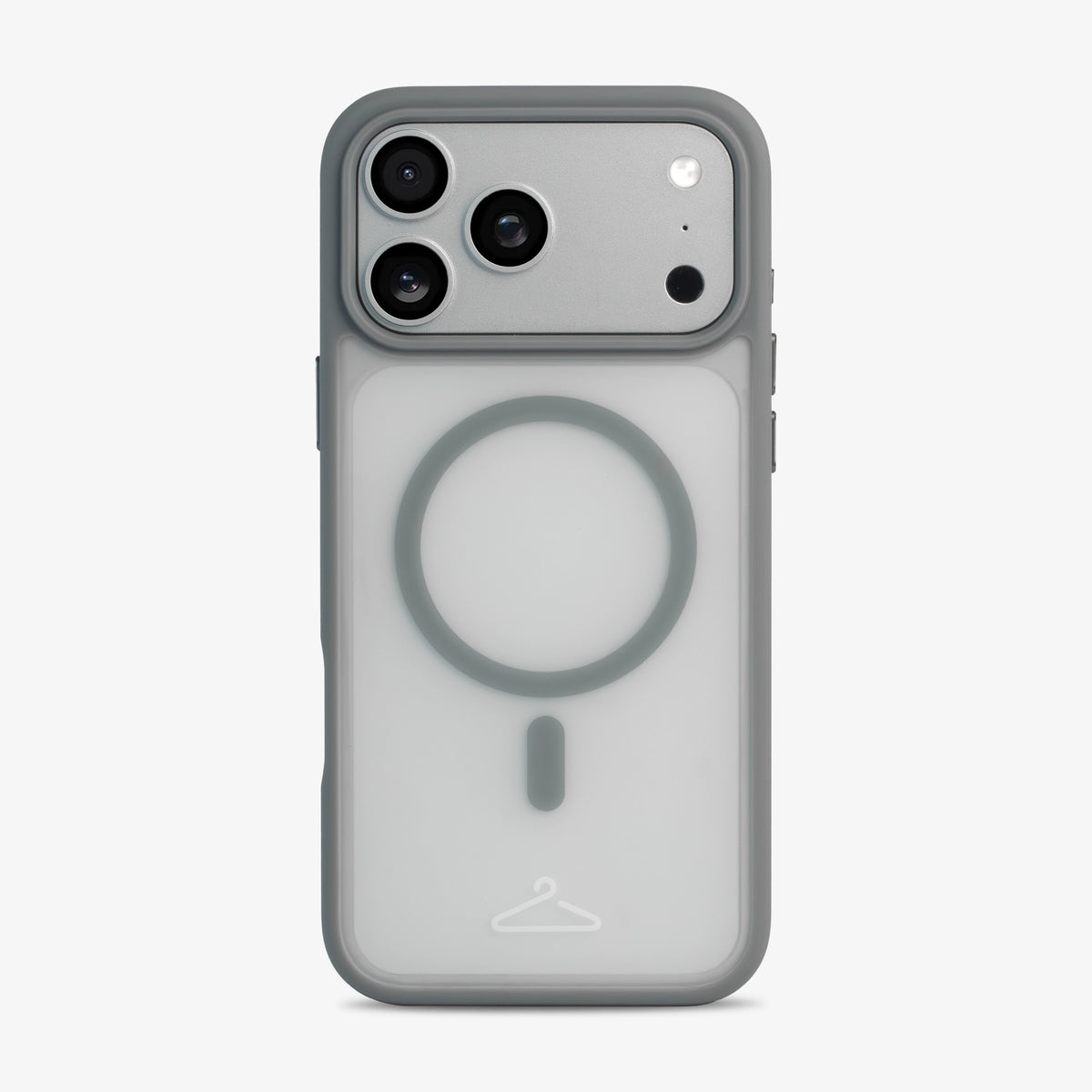 Hook’d iPhone 17 Pro Max MagSafe Halo Case - Cool Grey